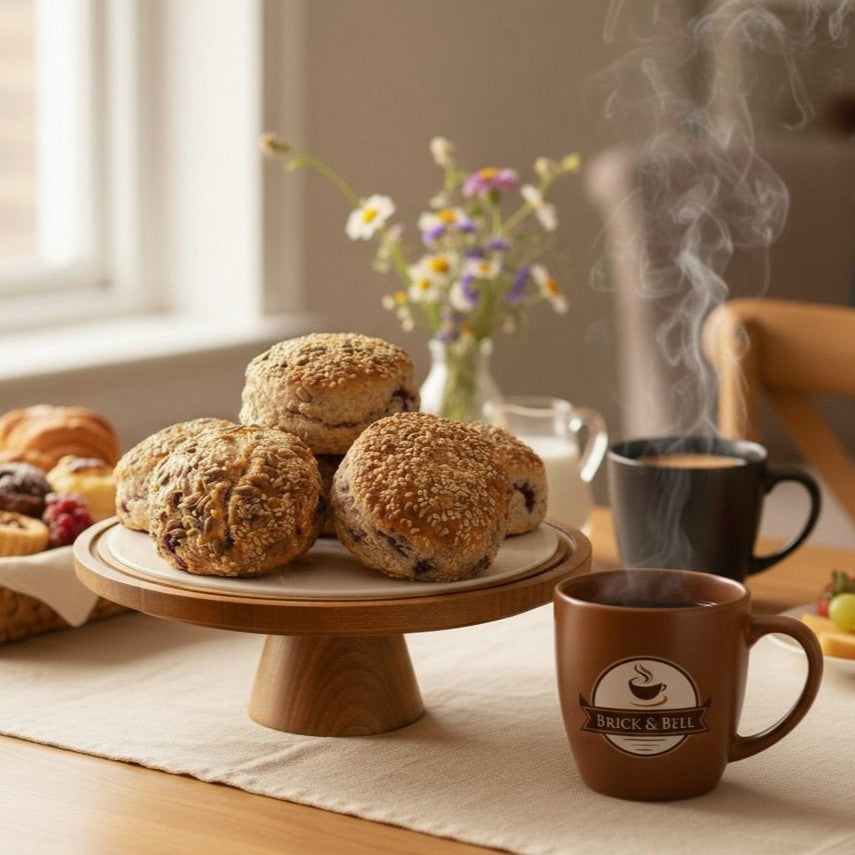 Mini Scone Berries and Seeds